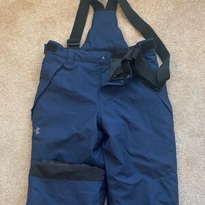 Under Armour Dark Blue Snow Pants with Black Accents